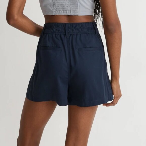 NWOT Madewell blue Neale Short in Drapeweave, size 0 - Picture 2 of 4